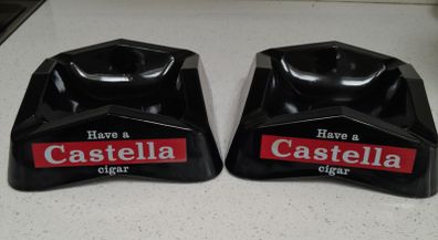 2 Vintage Castella Cigar Ashtrays