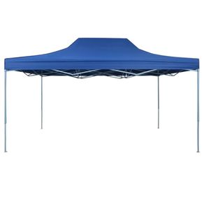Foldable Tent Pop-Up 3x4.5 m Blue