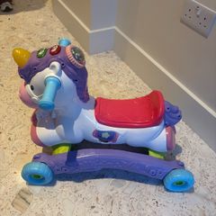 Rock and Ride Unicorn Baby Ride On Toy