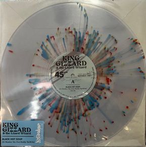 King Gizzard And The Lizard Wizard:Black Hot Soup (DJ Shadow 'My Own Reality' Re-Write) 12" Translucent w/ Red, Blue & Yellow Splatter