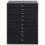 Jewellery Box 10-Layer with Watch Holders Black 29x20.5x40.5 cm Image 4