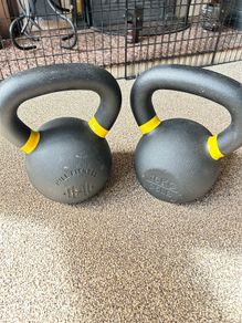 kettlebells 2 x 16kg