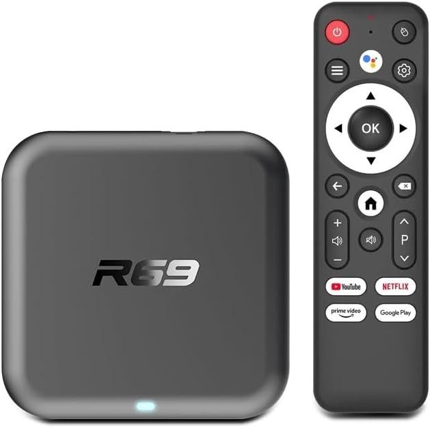 Android 14 TV Box 2GB RAM 32GB ROM RK3518 Quad Core Smart TV Box 4K WiFi Bluetooth 5.0 USB 3.0 H.265