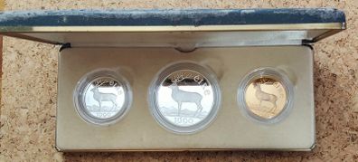 Ireland 50 ECU Gold (.917) with 10 ECU & 5 ECU Silver (.925) Proof Coins 1990 - EEC Council Meeting in Dublin