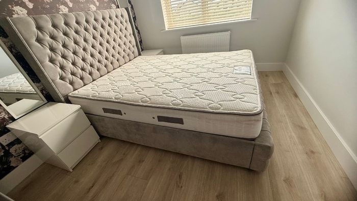 King Size Ottoman Bed and Respa Orthopaedic Mattress