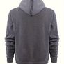 Casual Autumn/Winter Zip-Up Long Sleeve Unisex Sweatshirt Image 5