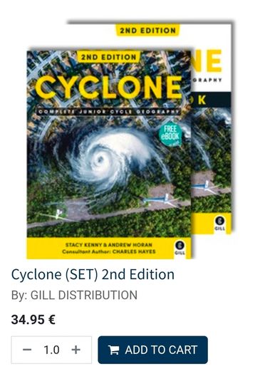 Cyclone SET (2nd Edition) - Junior Cycle Geography