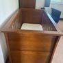 1) Cot. 2) changing unit. 3) wardrobe Image 4