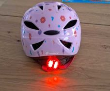Thorpe Kids Bike Helmet with Rear LED Light Pink Fairy Size 48 - 52cm