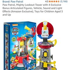 paw patrol might look out  tower