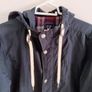 GAP ladies jacket coat with hood and zip and clip button closure in very good condition with no issues see last three photos for exact measurements size large FREE STANDARD POSTAGE INCLUDED Image 3