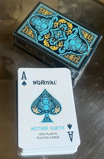 Plastic playing cards