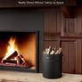 4-Gallon Fireplace Ash Bucket Set Image 6