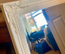 Large White Mirror