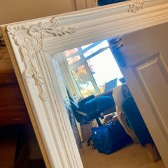 Large White Mirror