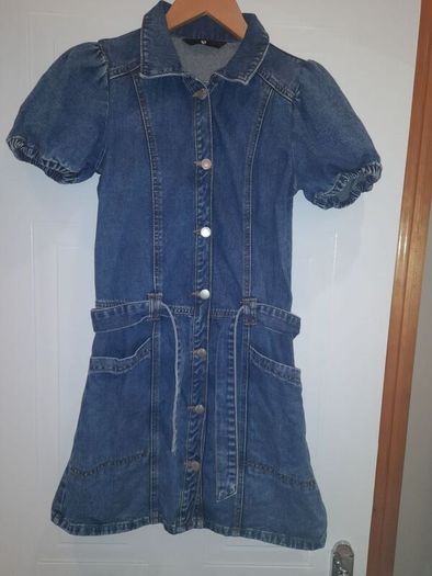 girls denim dress