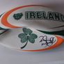 Brian O'Driscoll Signed Rugby Ball , Former Ireland and Leinster , Rugby Union Player , with Some Programmes Image 2