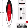 K2 Kayak, 2-Person Inflatable Kayak Set with Aluminum Oars and High Output Air Pump (FREE SHIPPING) Image 7