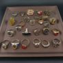 Lot of 24 Antique Rings  Mixed Brass Damaged Antique Style Ring Collection Image 5