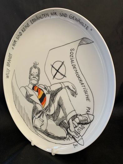 Rosenthal limited edition satire plate