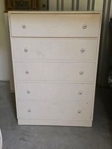 chest of drawers 5 drawer unit