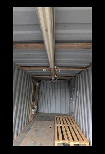 20ft Container, fully wired for lights & sockets