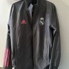Adidas Real Madrid Football jacket Soccer Grey