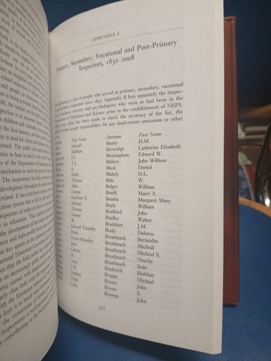 Ireland's School Inspectorate, 1831-2008