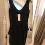 NWT River Island Black Peplum Dress size 8 Image 2
