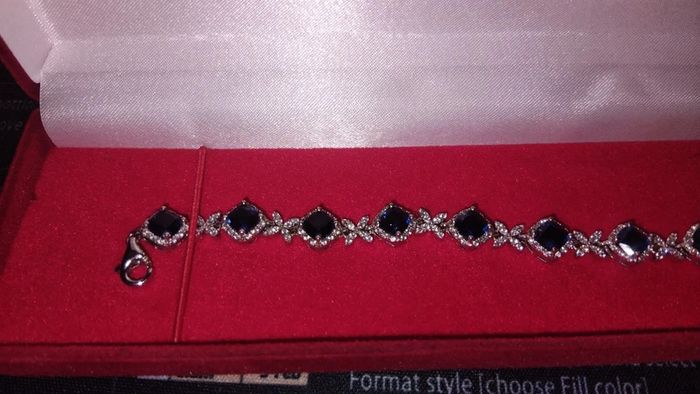 Dark Blue gem bracelet