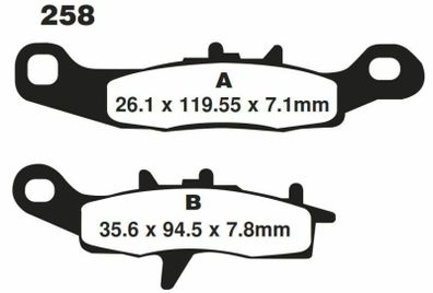 Brake Pads Kawasaki Kx Suzuki Rm