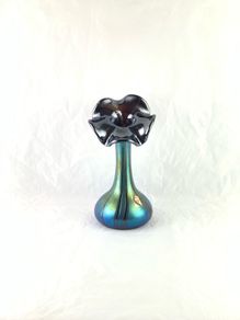Rare Mid Century Joska Studio design glass vase