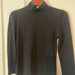 Girls Black Polo Age 8-9