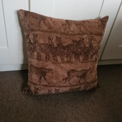 Cushion with Zebras & Cheetahs