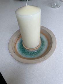 Diem pottery candle holder