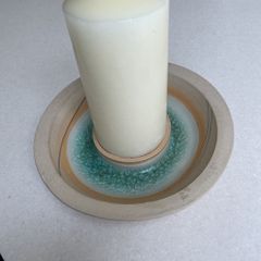 Diem pottery candle holder