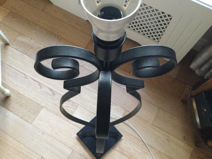 Lighting - Wrought Iron Floor Lamp.