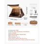 Camping Tent, 4 Person Inflatable Cabin Tent with Rechargeable Pump, TPU Air Tube & 5 Large Mesh Windows, Portable Easy Setup Waterproof with Carry Bag for Family Outdoor Camping & Hiking, Beige Image 6