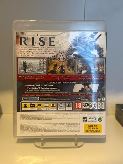 Assasins creed 3 Join Or Die Edition Ps3