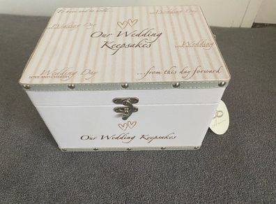 Wedding Keepsake hamper box with wedding accessories