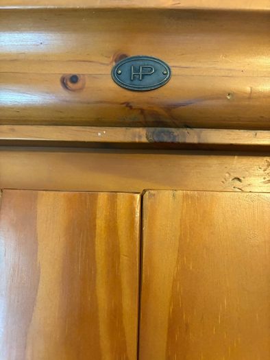 Herbersham Plantation solid pine wardrobe with 2-door base