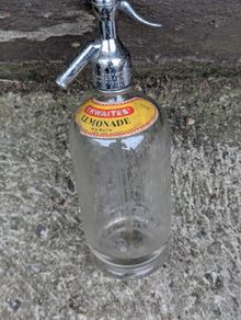 Antique Soda Water Fountain Bottle