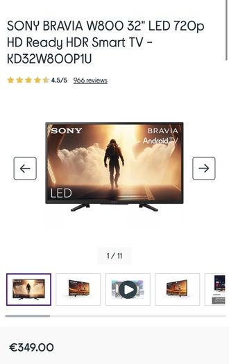 Sony TV brand new