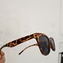 Cat eye tortishell sunglasses Image 5