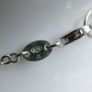 Vintage 19 Inch Sparkling Crystals Chain Design Necklace 925 Sterling Silver 11,21g Image 6