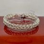 Sterling Silver Byzantine Bracelet Image 6