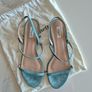 L.K. Bennett Sandals Turquoise Size: 7 Size 40 Image 2