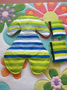Custom made reversible Car seat liner & strap pads