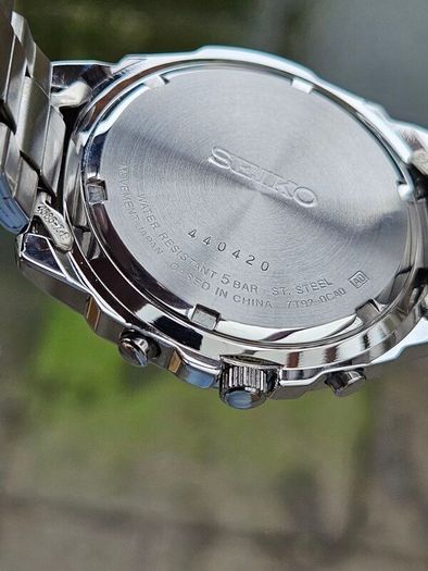 Watch Seiko Chronograph.