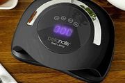Professional LED Gel Nail Lamp for Home or Salon Use, Gel Nail Polish Dryer, 3X Faster Than Traditional UV Nail Lamp Nail Dryer Curing Lamps, 4 Time Presets, 120 W (Black)